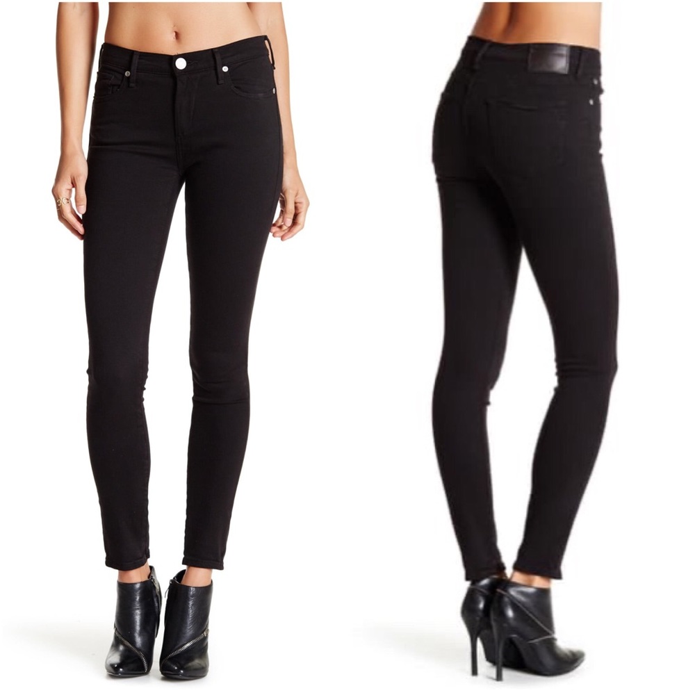 True Religion Halle Jet Black Super Skinny Jean 29